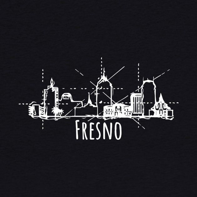 Fresno Funny Cute City by DimDom